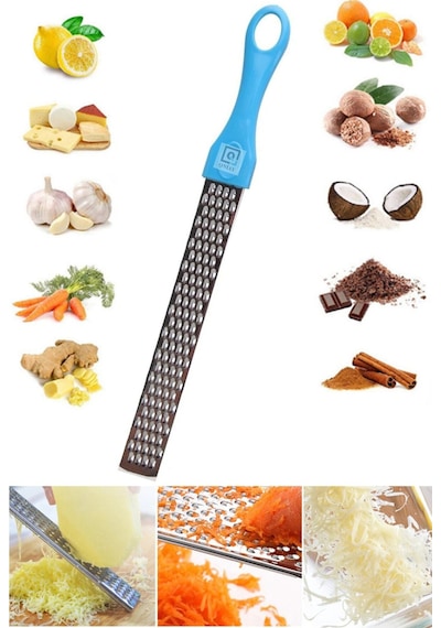 Renkli Saplı Limon Peynir Sarımsak Zencefil Vb. Dilimleyicisi Uzun Rende 1adet Çelik Diğer