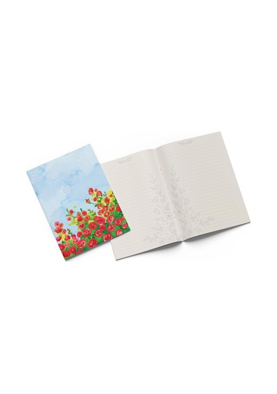 Mavi - 3'lü Defter Seti, 14x21cm, A5, Çizgili Çok Renkli