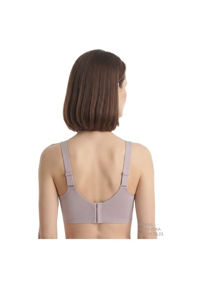 Cottonill Seamless Bra - Seravia Lazer Kesim Dantelli Minimizer Kadın Sütyen 3'lü Paket Çok Renkli