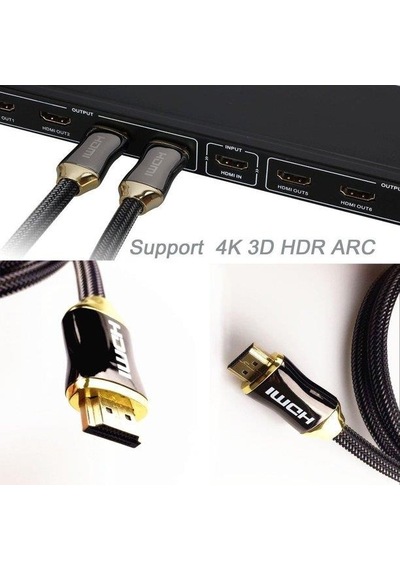 4431 Hdmı 2.0 Görüntü Tv Monitör Kablosu 4k Uhd 1.5m