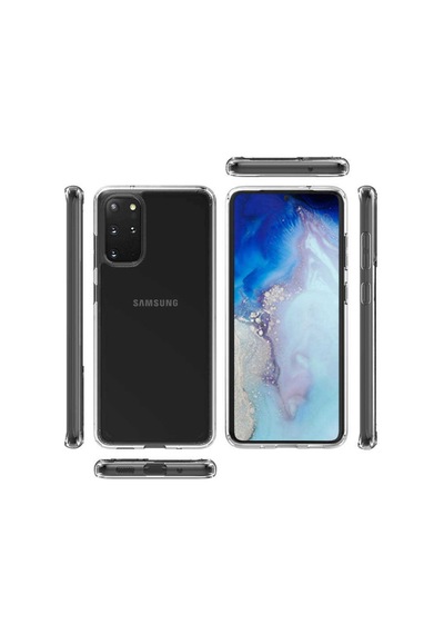 Galaxy S20 Plus Kılıf Zore Coss Şeffaf Sert Silikon Kılıf Renksiz