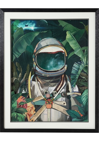 Mudo Home Astronot Çerçeveli Pano 72x90 Cm