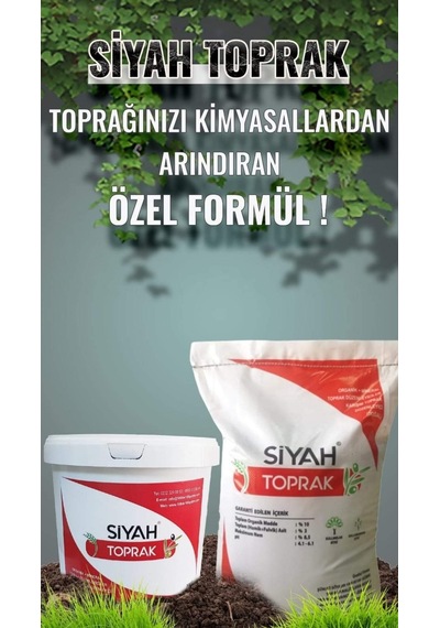 Siyah Toprak Düzenleyici Orgomineral Gübre 20 KG Çuval