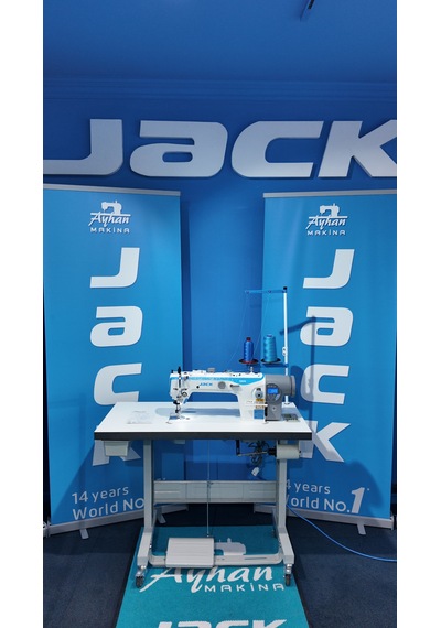 Jack 2060g Full Otomatik Çift Papuç Dikiş Makinası 3'lü Transporrt Sistemli Orta Ayak Yükseklik Ayarlı, 9mm Yok