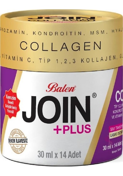 Join+plus Tip 1,2,3 Kollajen 30 Ml 14 Shot
