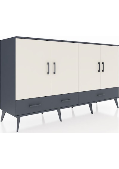 Kronos Konsol 6 Raflı 3 Çekmeceli 4 Kapaklı 176x59x99 Antrasit-ay Antrasit-aytaşı/antrasit Kronos Konsol 6 Raflı 3 Çekmeceli 4 Kapaklı 176x59x99 Antrasit-ay Antrasit-aytaşı/antrasit