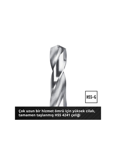 Einhell Orijinal 13 Parça Hss-g Metal Matkap Ucu Set, Ø 1,5 6,5 Mm 49205513
