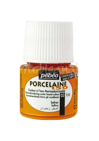 Pebeo Porcelaine 150 Fırınlanabilir Porselen Boyası 03 Safran