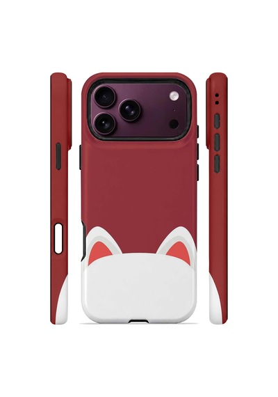 Velvoria Valestra Kedi Kulaklı Apple Apple iPhone Uyumlu 18 Pro Max Darbe Korumalı Kılıf Valestra Select - Kedi Kulaklı