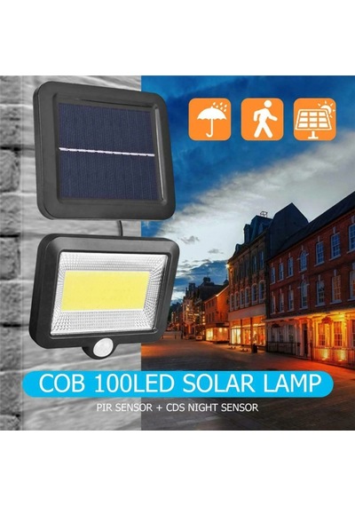 100 Led Cob Güneş Enerjili Led Aydınlatma