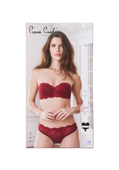 Pierre Cardin Kadın Dantelli Desteksiz Regular Sütyen Takım
