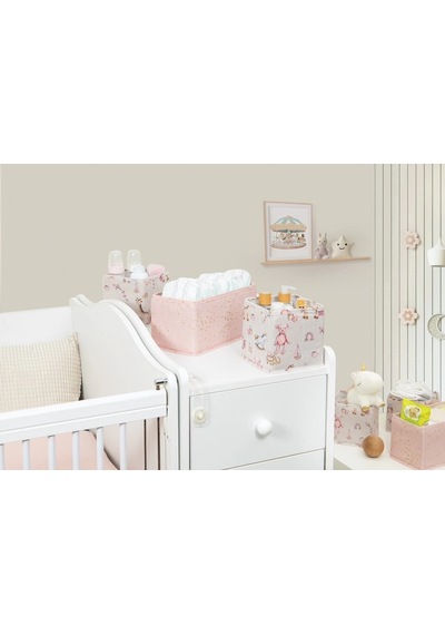 Buğz Baby 3'lü Kullanışlı Çekmece Düzenleyici Çok Amaçlı Organizer Kutu Pembe Diğer
