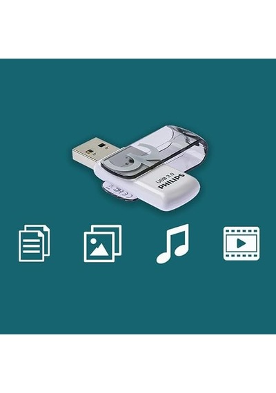 Philips Vivid Super Speed 32 Gb Usb Stick 3.0 Turuncu