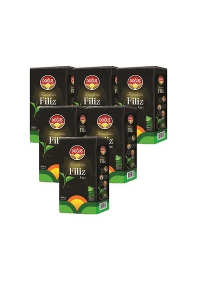 Karadeniz Siyah Filiz Çayi 1000 Gr X 6 Adet 6kg 2800-3000 Demlik