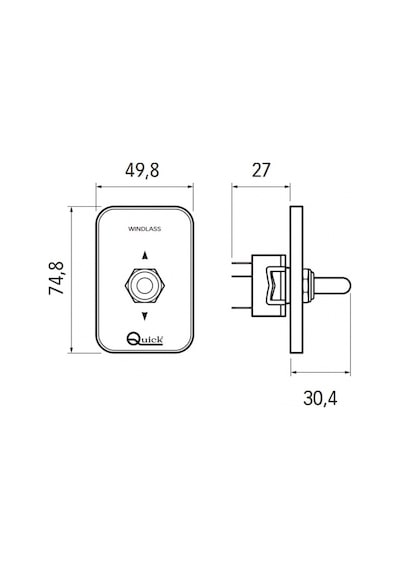 Quick Irgat Kumanda  Switch Paneli - Demirleme Irgat Çıpa