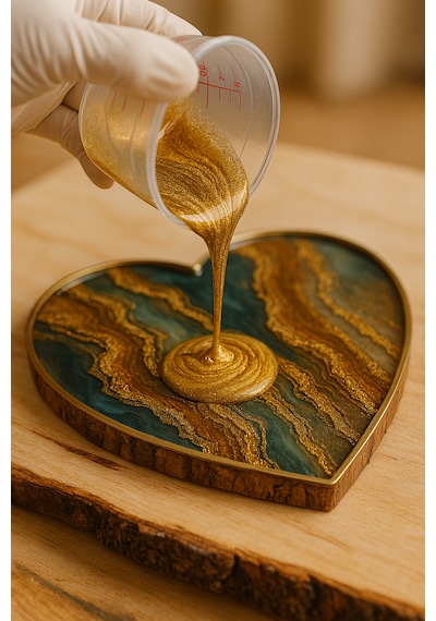 Glaresın Clear Epoxy Resın Ultra Şeffaf Hızlı 30 Kg Hobi Sanat Art Tepsi İnce Döküm Epoksi Reçine Kıt