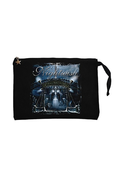 Nightwish Imaginaerum Siyah Clutch Astarlı Cüzdan / El Çantası Siyah