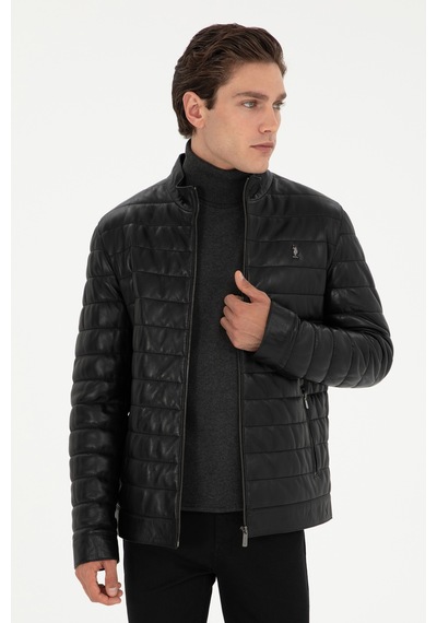 U.s. Polo Assn. Erkek Siyah Deri Mont-kaban 50297160-001 001sıyah