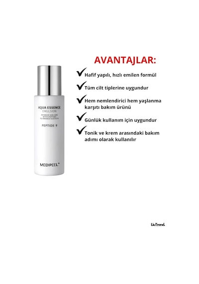Medipeel Peptide 9 Aqua Essence Emulsion 250 Ml Canlandırıcı Yüz Emülsiyonu M0065