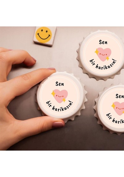 Sen Bir Harikasın Baskılı Magnet Açacak