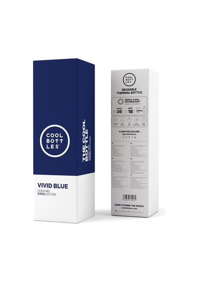 Cool Bottles The Bolttle Vivid Blue Termos Matara 350 Ml Çok Renkli