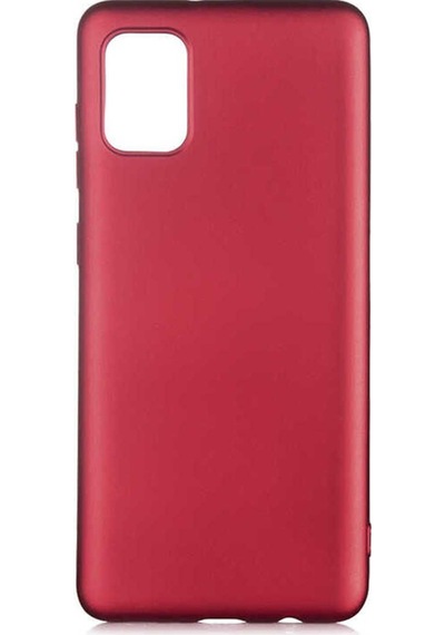 Samsung Uyumlu Galaxy A02s Kılıf Zore Premier Silikon Kapak Mürdüm