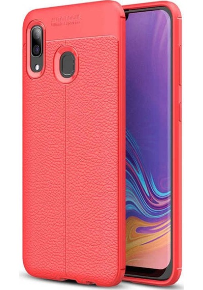 Galaxy A30 Kılıf Zore Niss Silikon Kapak Kırmızı