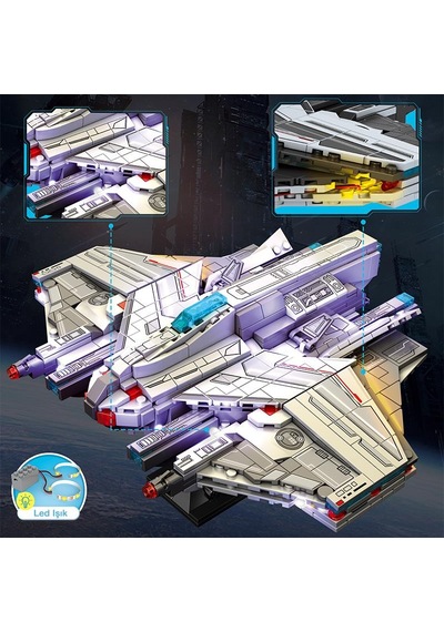 Reobrix 787 Lagrange Stingray Mq-25 Yaratıcı Yapı Blok Seti Building Blocks - 846 Parça