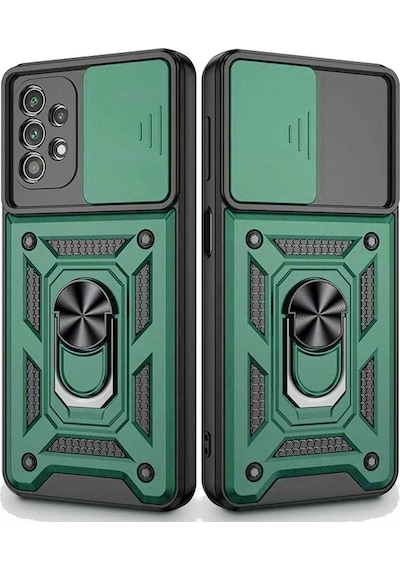 Samsung A71 Uyumlu Kızaklı Kamera Korumalı Tank Kılıf