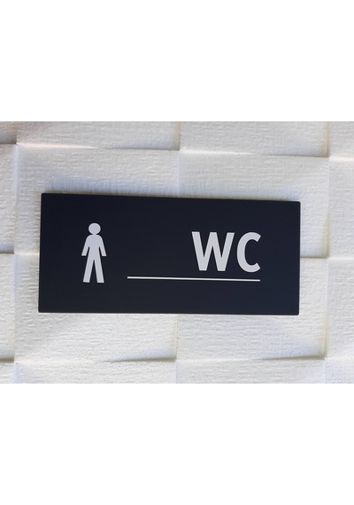 Simple Serisi Bay Wc Yönlendirme Kapı Isimliği