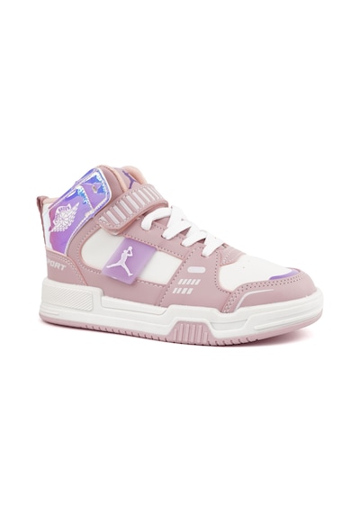 Cool King Jorans Uzun Boğazlı Ortopedik Taban Unisex Çocuk Spor Ayakkabı Pudra