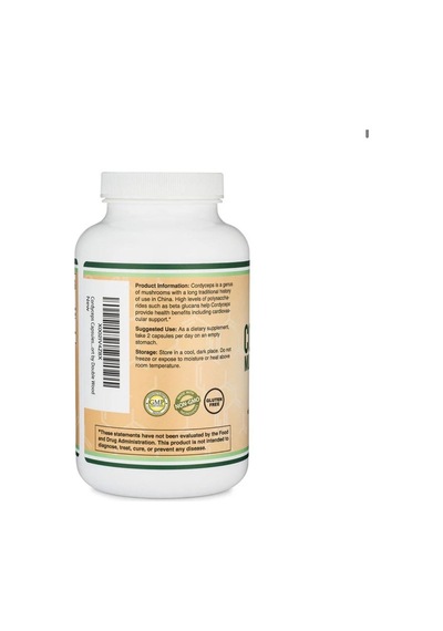 Double Wood Cordyceps Mushroom - 1000 Mg 210 Kapsül