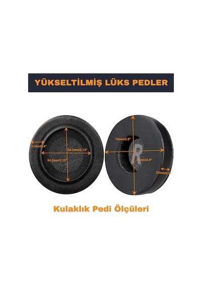 Jbl T450bt 460bt Tune 500bt 510bt 520bt 525bt 530bt 560bt 570bt & E40bt & Jr Serisi İle Uyumlu Soğutucu Jel Kulaklık Pedi - İpeksi Kumaş & Hafızalı Köpük Kulaklık Süngeri Siyah
