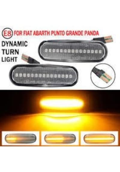 Fiat Fiorino Çamurluk Sinyali Takımı Kayan Ledli