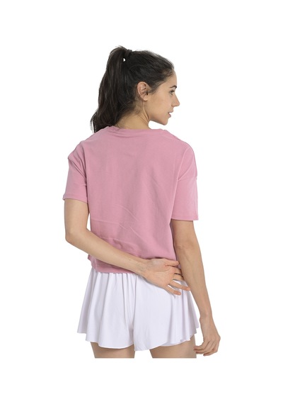 Sportive Ube Kadın Pembe Günlük Stil T-shirt 25yk015-pmbe Pembe