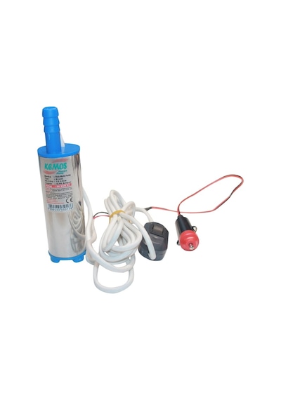 Rich 12 Volt Krom Dalgıç Tipi Sıvı Aktarma Pompası Çakmaklık + Arapuarlı