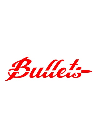Bullets Araba Sticker 17x17 Cm Kırmızı