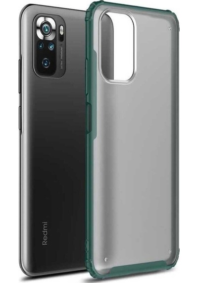 Xiaomi Poco M5s Kılıf Zore Volks Kapak Koyu Yeşil