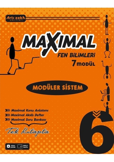 Artı Zeka 6. Sınıf Maxımal Fen Bilimleri Modüler Sistem Seti 7 Modül Artı Zeka 6. Sınıf Maxımal Fen Bilimleri Modüler Sistem Seti 7 Modül