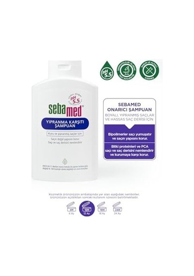 Kuru Ve Yıpranmış Saçlar İçin Nemlendirici Etkili Onarım Şampuanı 400 Ml