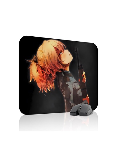 Youjo Senki Kaymaz Dikişli Kauçuk Oyuncu Mousepad V3 - 48x40 Xl Gaming Mouse Pad Fare Altlığı