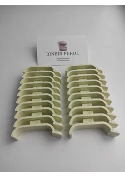 Zebra Perde Korniş Takma Aparatı Geniş 10 Adet 10 50 x 22