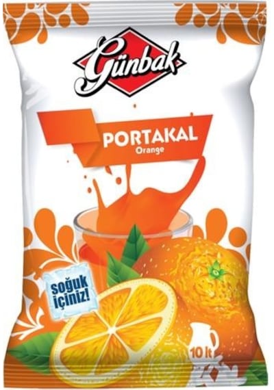 GÜNBAK TOZ PORTAKAL 450 G. 10 LT.
