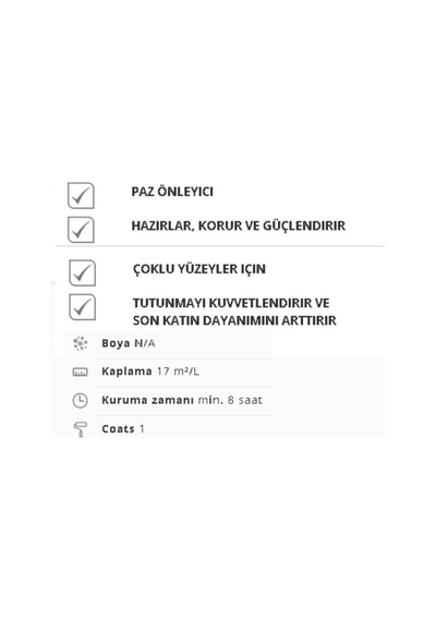 Tr Enamel Antipas Gri 0.75lt-metallerin Paslanmasını Minimize Etmeye Yardımcı Olur-boya Öncesi Astar Görevi Görü