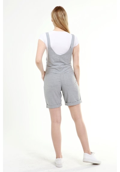 Luvmabelly Myra6200 - Gri Hamile Şort Salopet-gri