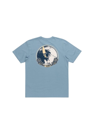 Quiksilver Tc Snap Ss Erkek T-shirt Eqyzt07672-18406 Mavi-mavi
