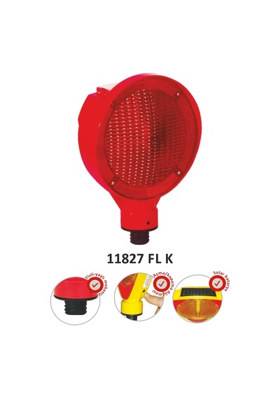 11827 Fl K Evelux Solar Flaşörlü Ledli Lamba