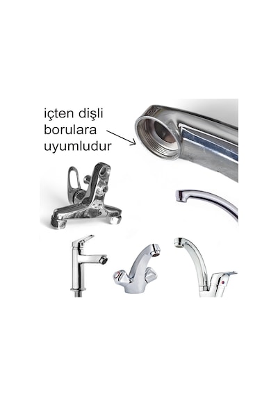 Aletçantam Perlatör Süzgeç Mix Lavabo Banyo Batarya Filtre Musluk Ucu - 5 Adet