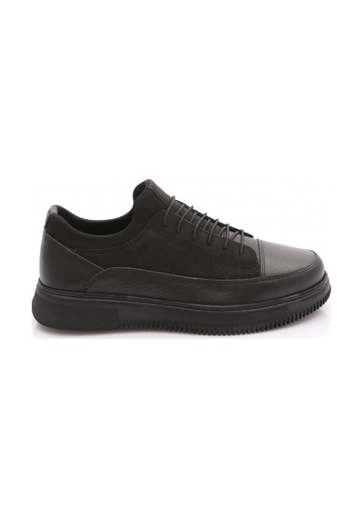 Dgn 1502 Erkek Bağcikli Sneakers Ayakkabi Siyah