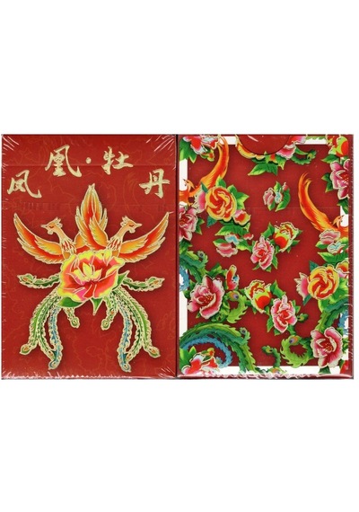 Bpcc Phoenix And Peony Red Oyun Kağıdı İskambil Kartları